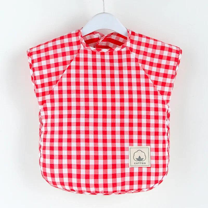 

Baby Eating Bib Waterproof Sleeveless Apron Food Overalls Handmade Clay Painting Workwear for Girls Boys Stuff Burp Cloths 0-1 years old