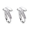 1 Pair Small Hoop Earrings for Women, Sparkling Rhinestone Hoop Earrings, Cubic Zirconia Jewelry Gift for Girlfriend Wife Mom