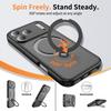 Compatible with iPhone 17 Pro Max Fengdun magnetic stand phone case, iPhone 16 Pro shockproof 15 protective case