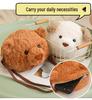 Barcelona Cute Cartoon Bear Plush Doll Backpack & Women’s Crossbody Bag - Little Bear & Pink Pig Design