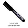 Pentel Oil-Based Marker Pen with Large Tip: Round (NN50) or Square/Flat (NN60).