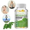 Fearathe Moringa Supplement, 1000mg Leaf Powder, Green Superfood, Antioxidant, 120 Capsules