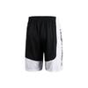 Under Armour Color Block Basketball Knit Shorts With Letter Logo Print Men Shorts Black 22500201-001