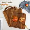 Acacia Wood Cutting Board with Handle - Hangable Chopping Board for Fruits & Steaks, Perfect for Kitchen or Photography Props.