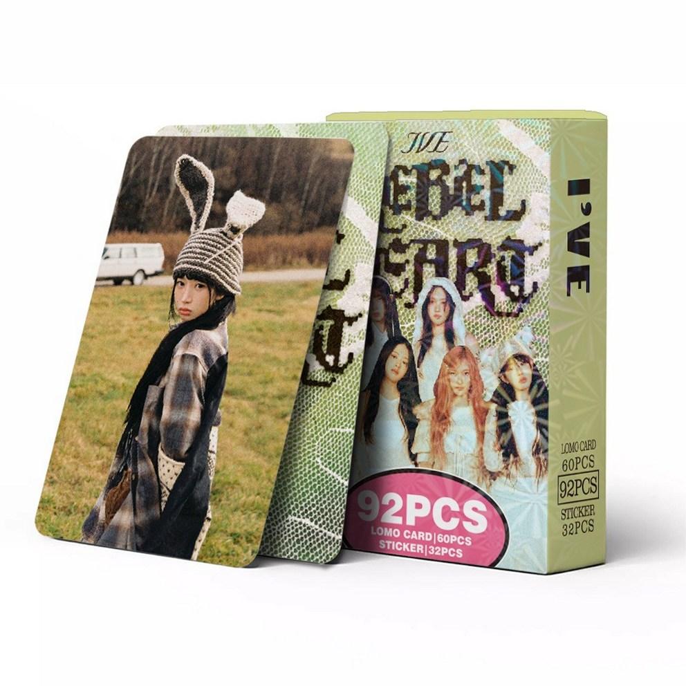 IVE Photocard IVE Idol Photocard Level Heart Album Goods 92 Sheets