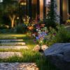 JYL TS/123,Outdoor Simulation Butterfly Ground Stake Light Solar Charging Lamp for Garden Lawn Decor