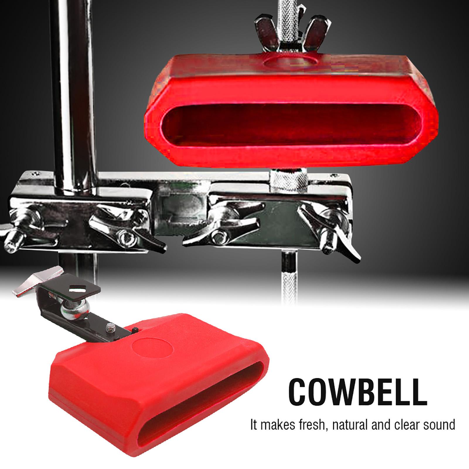 

ABS Plastic Cowbell Quick Release Mount Drum Stick Baby Toy Kit (Red) красный