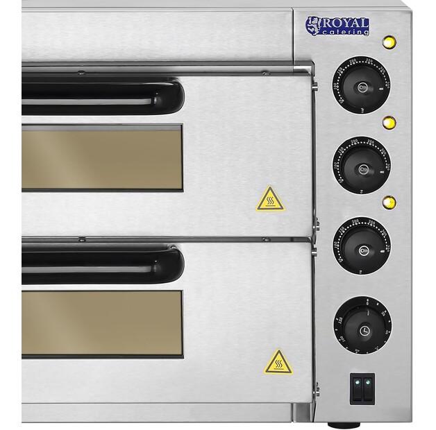 Электрогриль Royal Catering RCPO-3000-2PS-1 Doppel-Pizzaofen (1832)