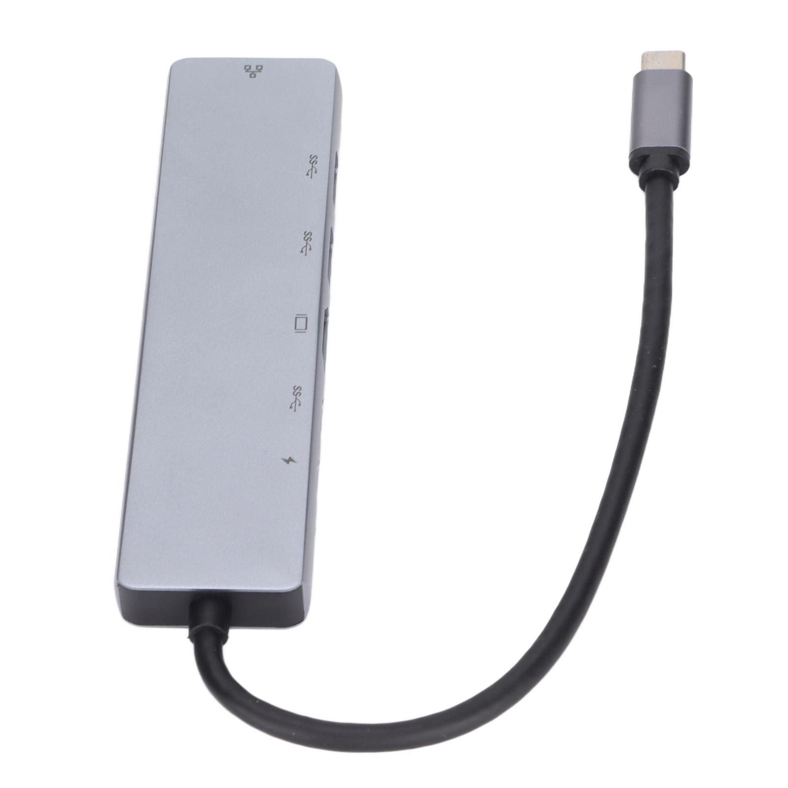 

USB C Hub 6 в 1 PD Быстрая зарядка 87 Вт Многофункциональный Type C на HD Мультимедийный Интерфейс USB3.0 USBC