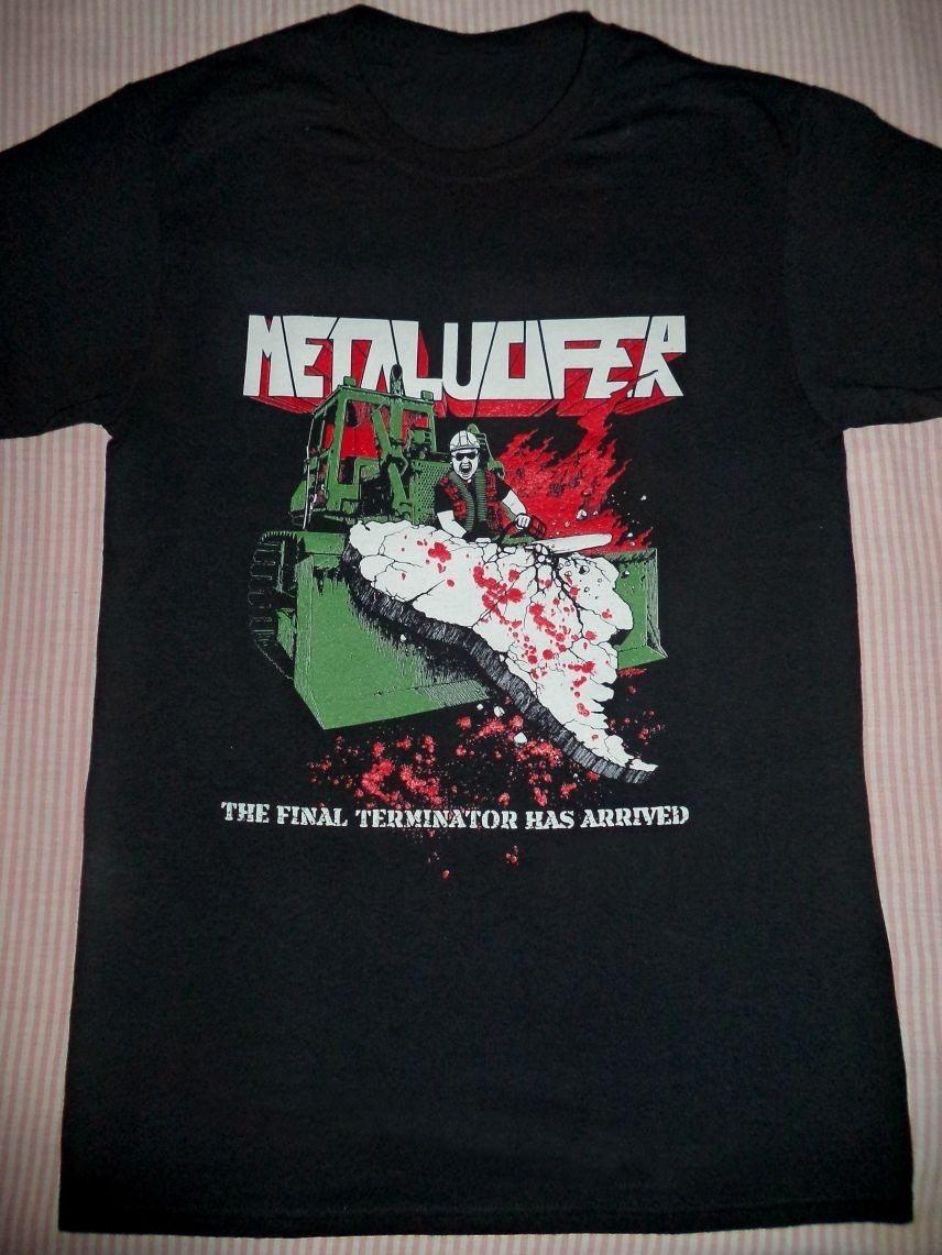 Metalucifer Band The Final Terminator has Arrived Cotton Shirt S-5XL CM507 L