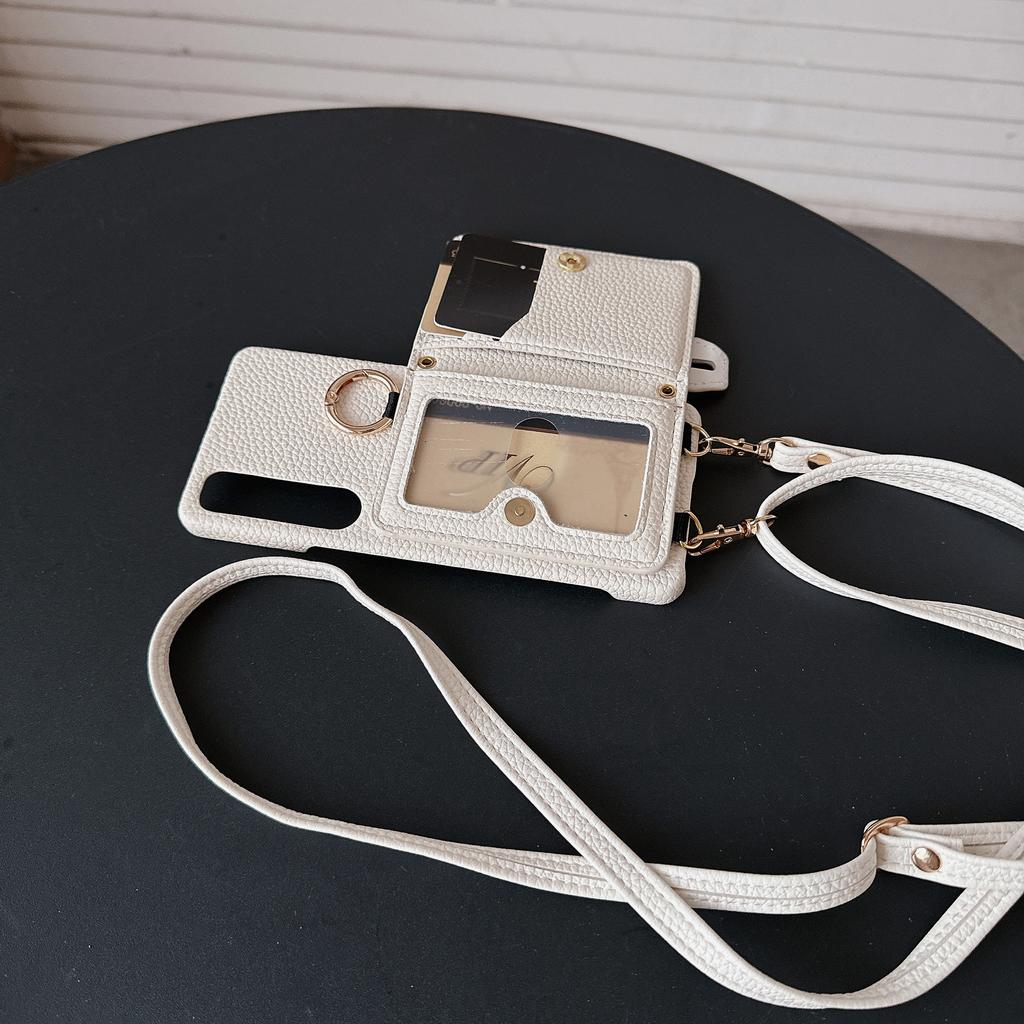 Wrist Strap Crossbody Ring Holder Magnetic Wallet Leather Case For Sony Xperia 1V 10V 5V 5IV 10IV 1IV 5V Long Lanyard Bag Cover