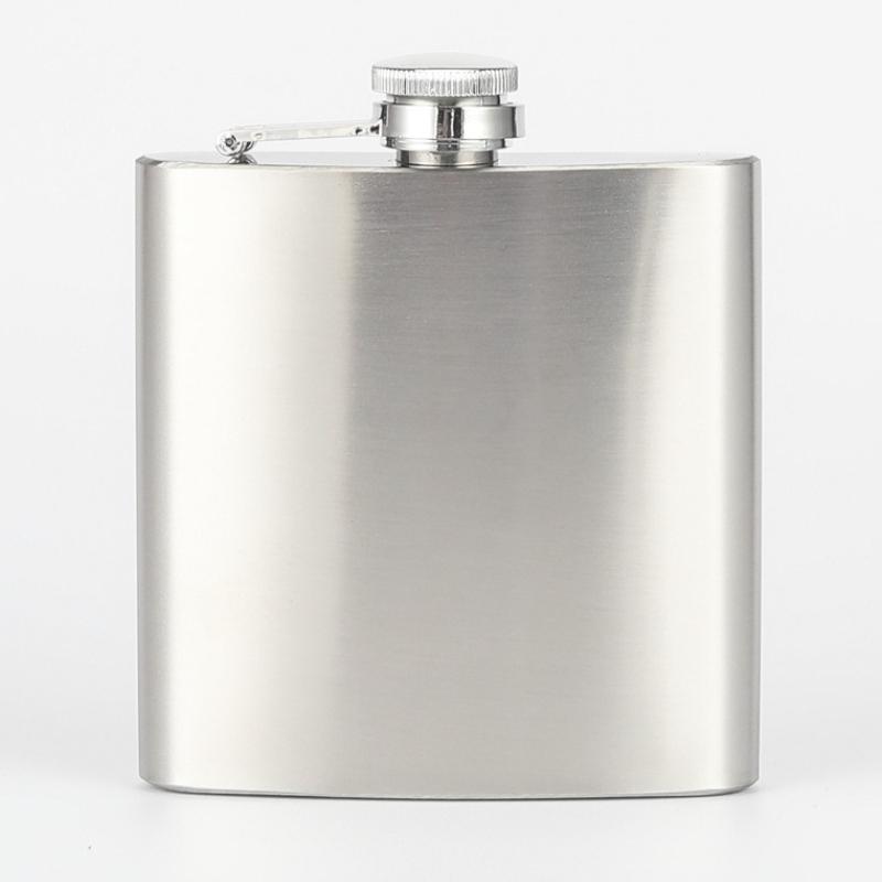 Stainless Steel Flask Leakproof Drinking Flask Portable Pocket Whiskey Flask  Rust Proof for Party Camping Travel and Gifting