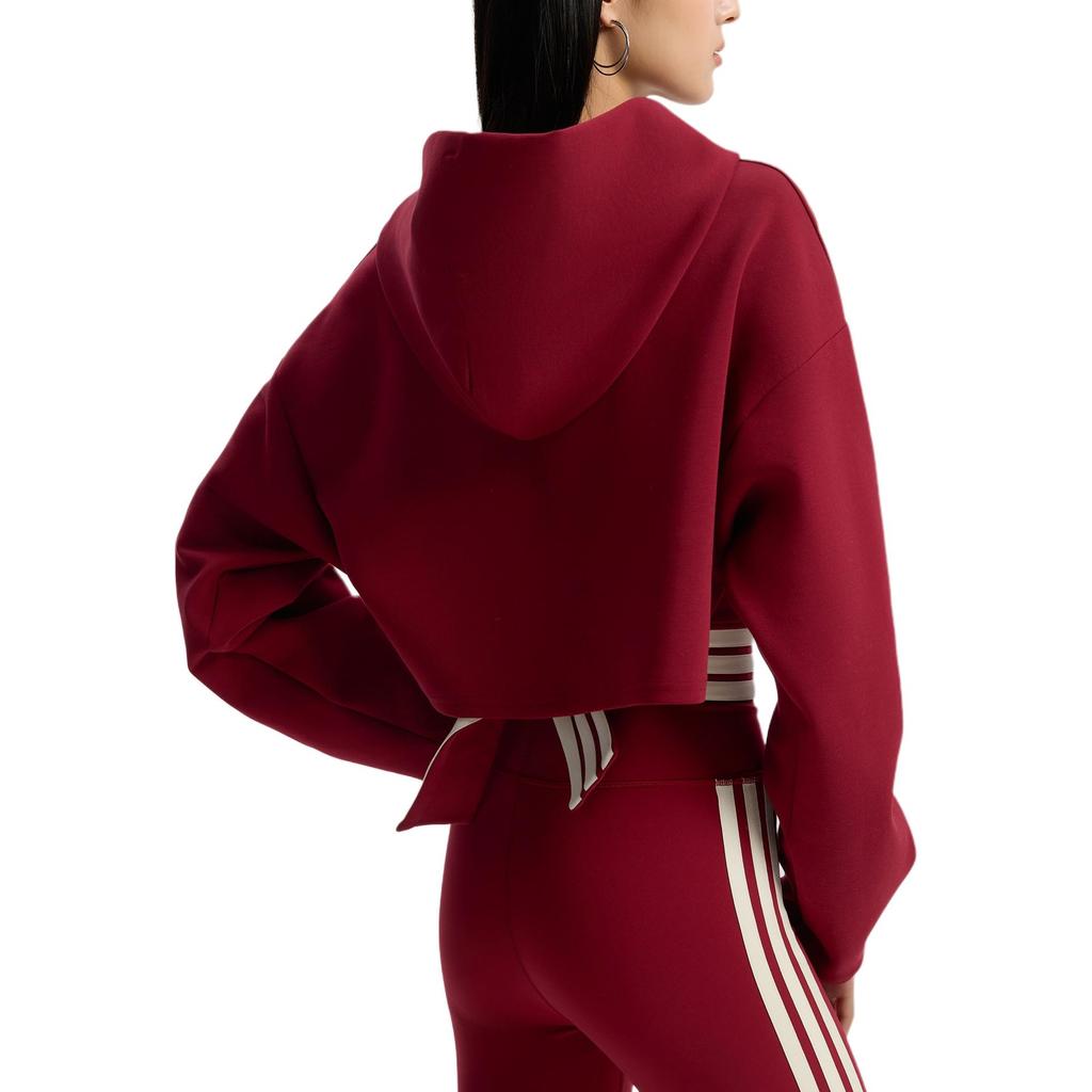 adidas Sudadera FW25 Samuel Gui Yang Co-creada con capucha Pulóver Holgada Rayada Manga Larga Sudadera Mujer sudadera KX4643