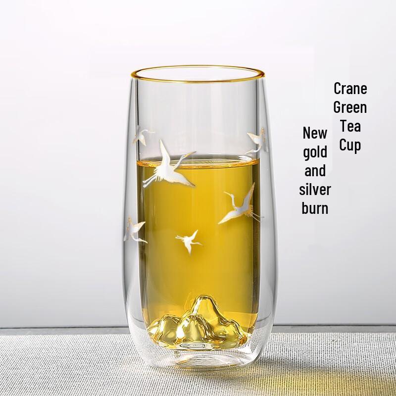 Ge Bei Tang Double-Layer Glass Tea Cup