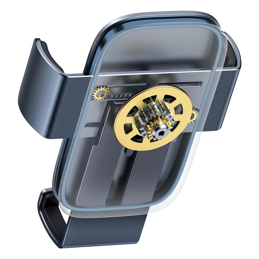 Baseus Metal Age Gravity Car Phone Holder For Grille Ventilation Dark Gray (Sujs000013)