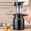 High-Capacity Thermos Flask with Tea Infuser – Long-Lasting Thermal Insulation, Food-Grade, Ideal for Home Use