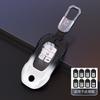 Metal Auto Smart Key Fob Case Cover Mount Housing Chain Remote Fit For Honda New Accord 11Th Gen Civic Odyssey Crv Zrv Xrv Hrv E:Ns1 Fit