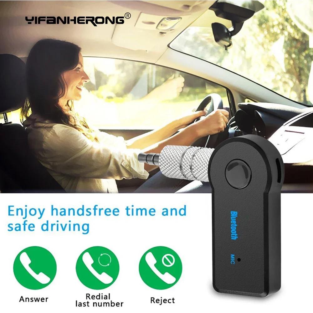 

2 в 1 беспроводной Bluetooth 5,0 приемник-передатчик адаптер разъем 3,5 мм для автомобильного музыкального аудио Aux A2dp наушников приемник громкой связи чёрный