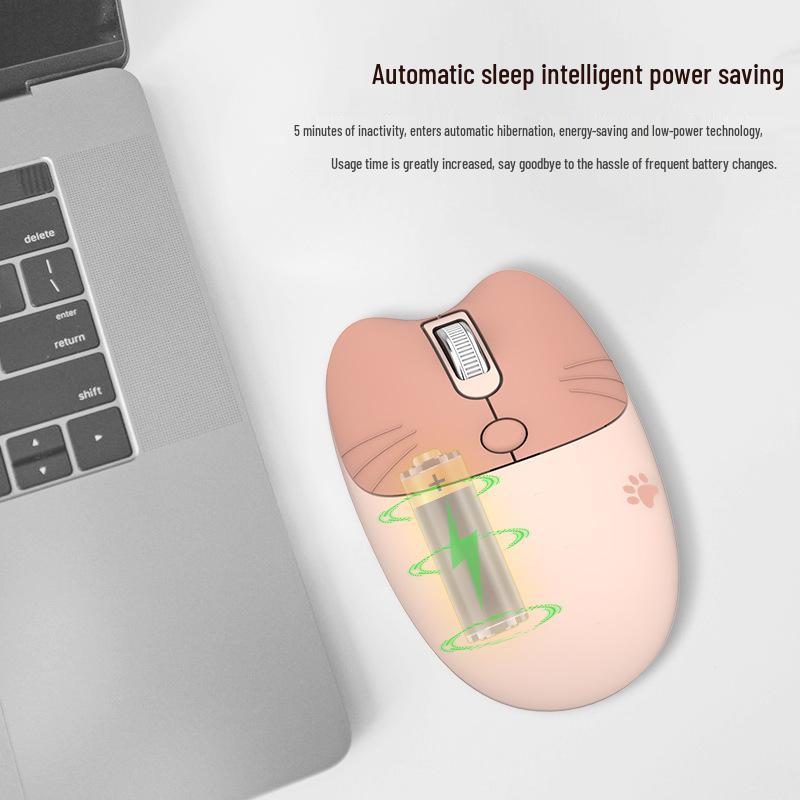 M3 Wireless Silent Mouse - Portable, Cute, and Stylish for Girls' Laptops and Office Use