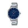 Analog Quartz Ladies Wristwatch LTP-VT04D-2A Navy Blue Metal Band