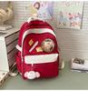 School bag high value fresh and sweet ins make-up bag handbag high school students large capacity