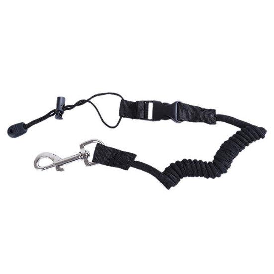 Kayak Canoe Inflatable Boat Paddle Elastic Coiled Leash Cord Oar Rope Tether