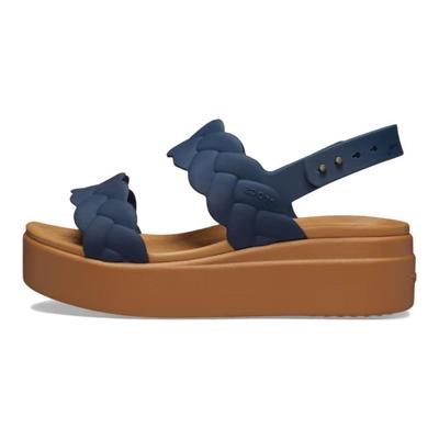 Brooklyn Woven Wedge Sandals 'Blue Brown' Women's 209977-410