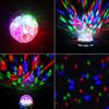 LED Crystal Magic Ball: Colorful Rotating Light for Home, KTV Bar, and Stage Atmosphere