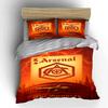 Set Biancheria da Letto Logo Arsenal Copripiumino Copripiumino Federe Decorazioni per la Casa (1 * Copripiumino 2 * Federe, senza piumino)