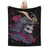 Spektrales Geister-Samurai-Kunst Custom Weiches Geschenk Eine Ultraweiche Mikrofaserdecke