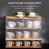 Modern Dustproof Kitchen Cup Storage Rack