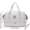 Wet Dry Separation Sports Fitness Bags Oxford Storage Handbag Portable Carry On Travel Bag  Outdoor