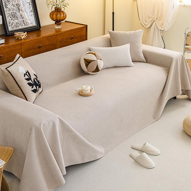 Waterproof, Non-slip Pet Sofa Cover - Urine-Proof, Dirt-Resistant, Anti-Scratch Blanket, Solid Color