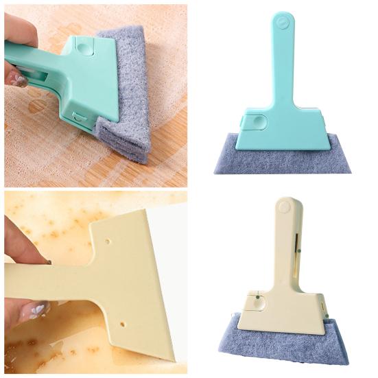1/2/3Pcs Cleaning Cloth Groove Cleaning Brush Window Track Cleaner Brush Handheld Groove Cleaning Tool with Sponge Bristles
