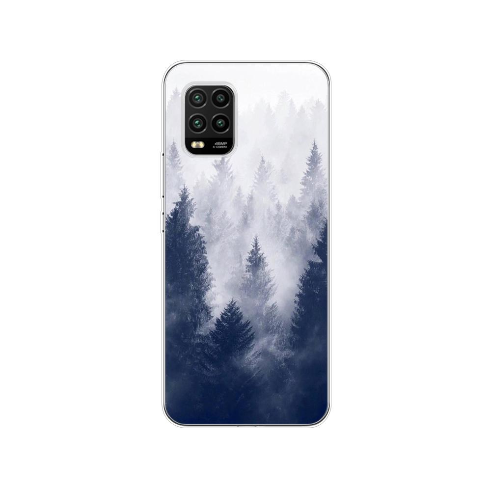 For Xiaomi Mi 10 Lite Case 6.57" Soft Silicon Tpu Cover For Xiaomi Mi 10Lite 5G Mi10Lite Phone Back Shell Bumper Funda