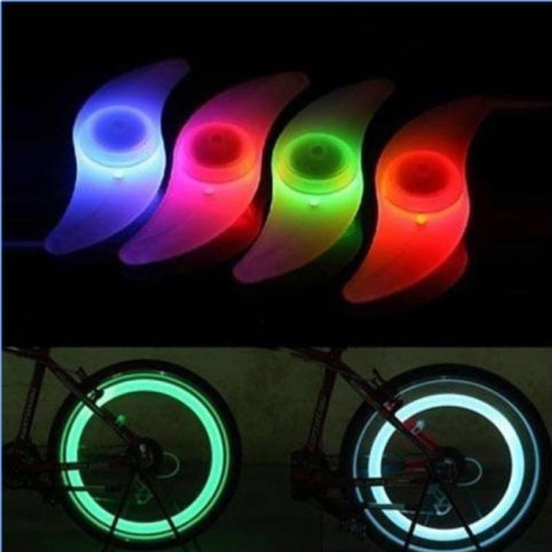 Vibrant Bicycle Spoke Lights For Mountain Bikes Colorful Abs Material With Steady And Flashing Modes