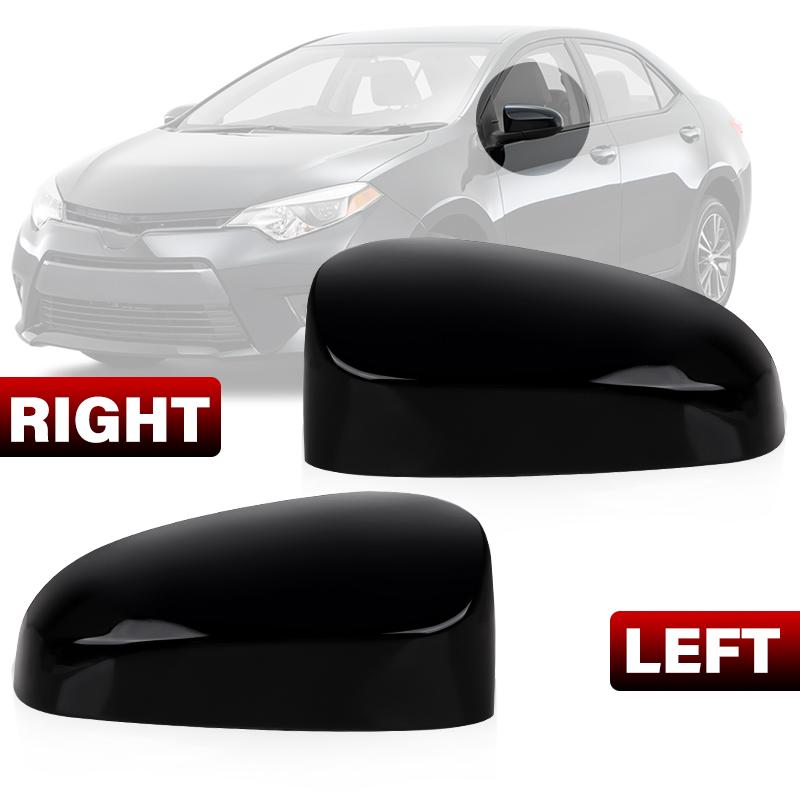 Side Mirror Cover Cap For Toyota Corolla 2014 2015 2016 2017 US Model W/O Turn Signal Light Glossy Black/White/Silver Mirror Cap