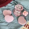 Candy Colored Lens Box Non-Toxic Heart Shaped Contact Lens Case Portable Lens Storage Case Ins For Instagram Enthusiasts Gift