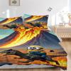 3pcs Minion, Dinosaur Bedding Set: Perfect for Bedroom or Guest Room. Soft and Comfortable with No Core Included Yy251010194