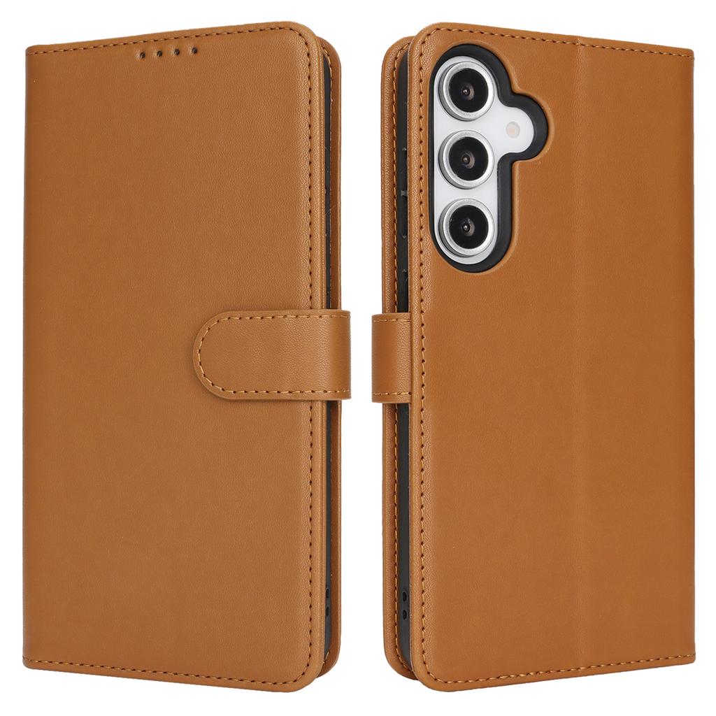 Für Samsung Galaxy A55 5G Ständerhülle Stoßfest Leder Brieftasche Handyhülle