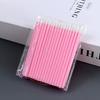Manufacturer Supplier Cotton Cleaning Lip Brush Disposable Portable Crystal Color Fashion Professional Lip Applicator