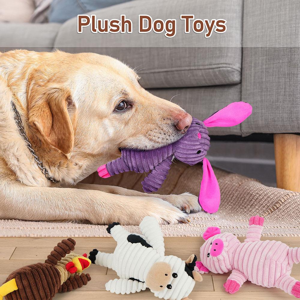 

5 Pack Dog Toys Plush Dog Squeaky Toys, Assortment Value Bundle Animal Pet Toy for Small Medium Large Dogs, Stuffed Puppy Chew United States