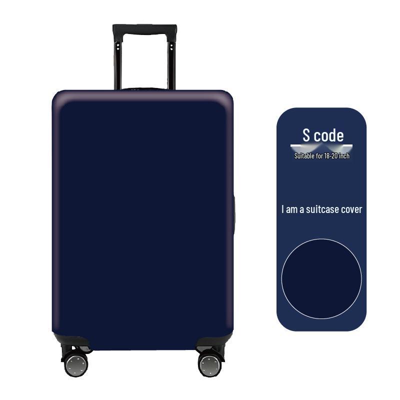 Solid Color Removable Luggage Protector with Logo Option and Buckles