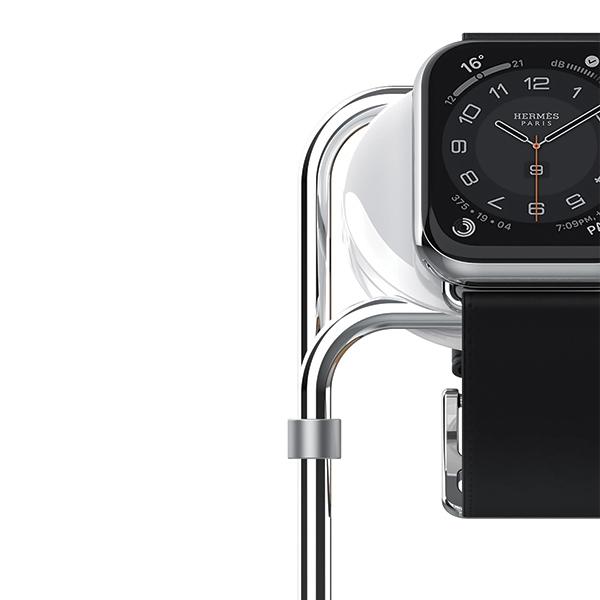 Stojak Do Apple Watch SODI SAW-300 Srebrny
