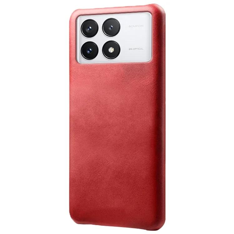 

Чехол для телефона с текстурой теленка для Xiaomi Redmi K70E 5G/Poco X6 Pro 5G, чехол для ПК из искусственной кожи с защитой от царапин