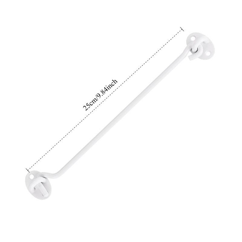 Multi-Color Door Hook: White, Black, Antique & Red Bronze, Stainless Steel, Windproof Room Door Bolt