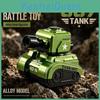 Military Tank Toy For Kids Alloy Rebound Shooting Model With Scene Simulation For Boys