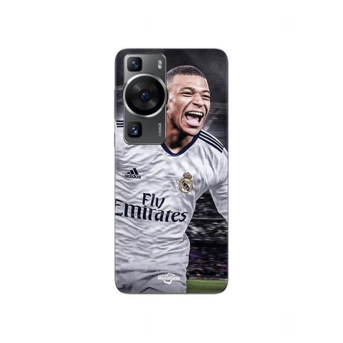 Coque - MANIACASE - Huawei P60 - Kylian Mbappe - Real Madrid - Souple Gris