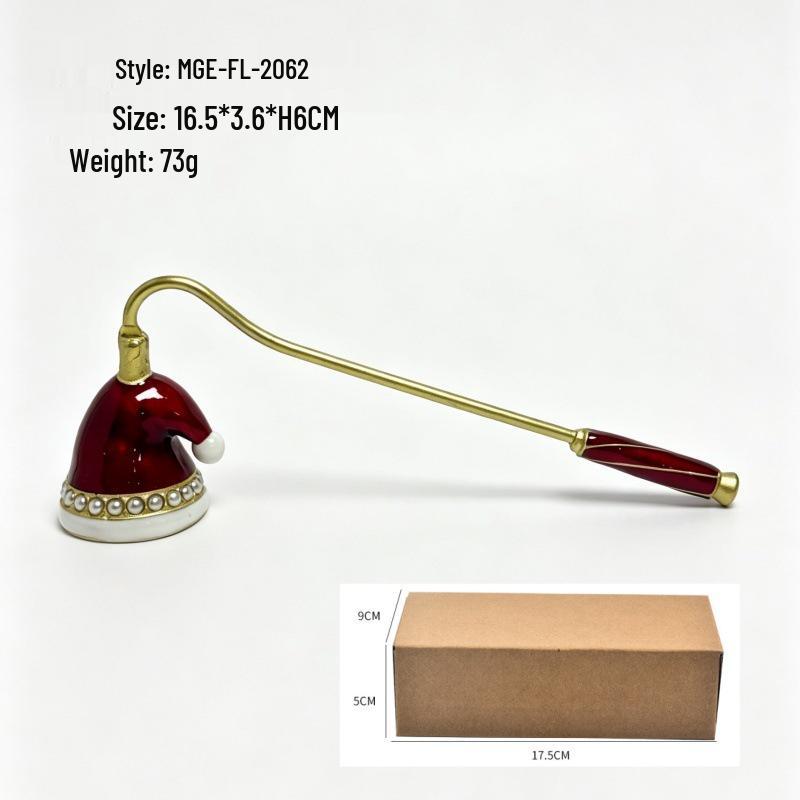 European Retro Handheld Candle Snuffer and Cover, Light Extinguisher Bell Tool, Perfect for Gifts.