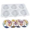 Round Coaster Silicone Molds for Resin Casting DIY Art Gifts Home Decor Ornament
